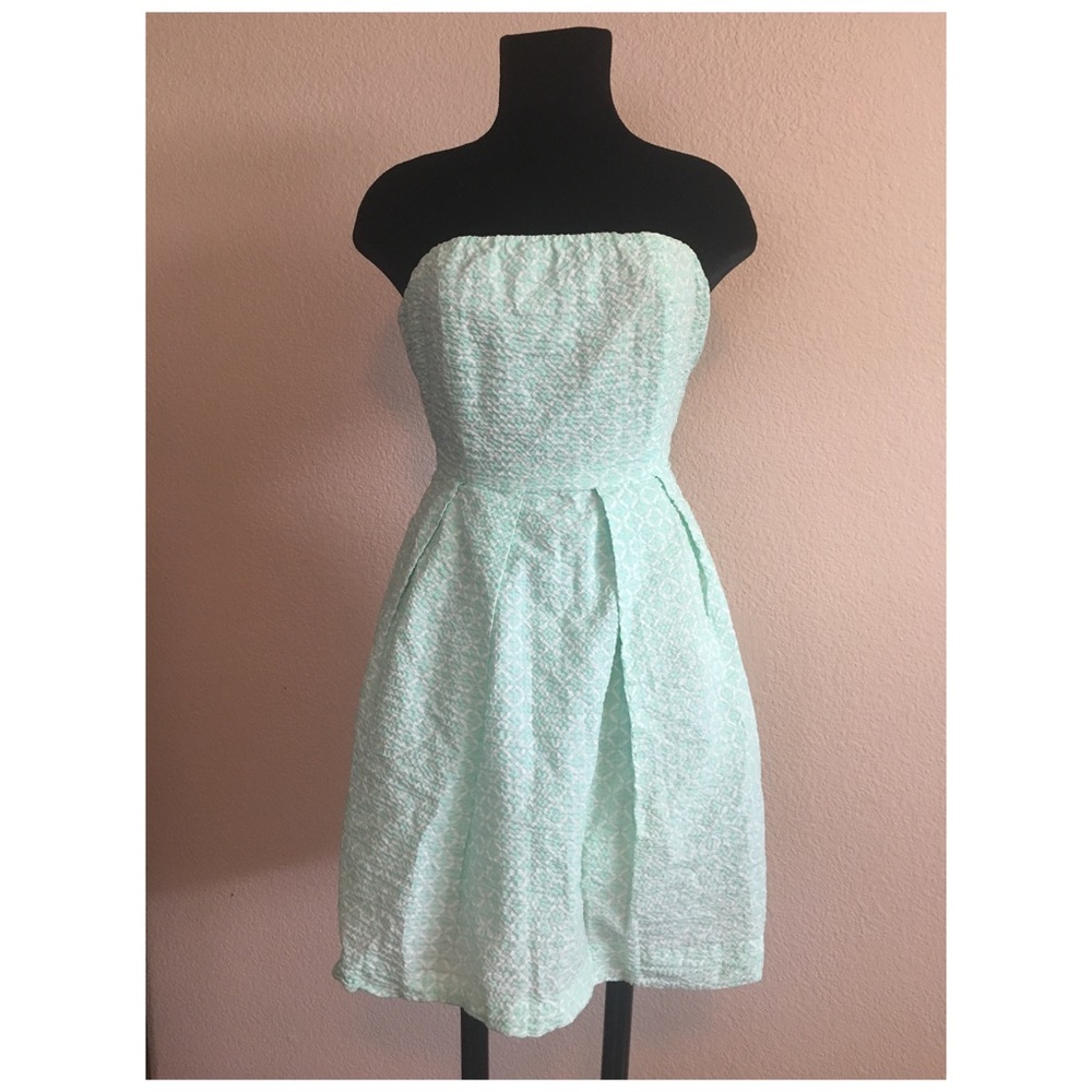 J.Crew Cotton Strapless Dress